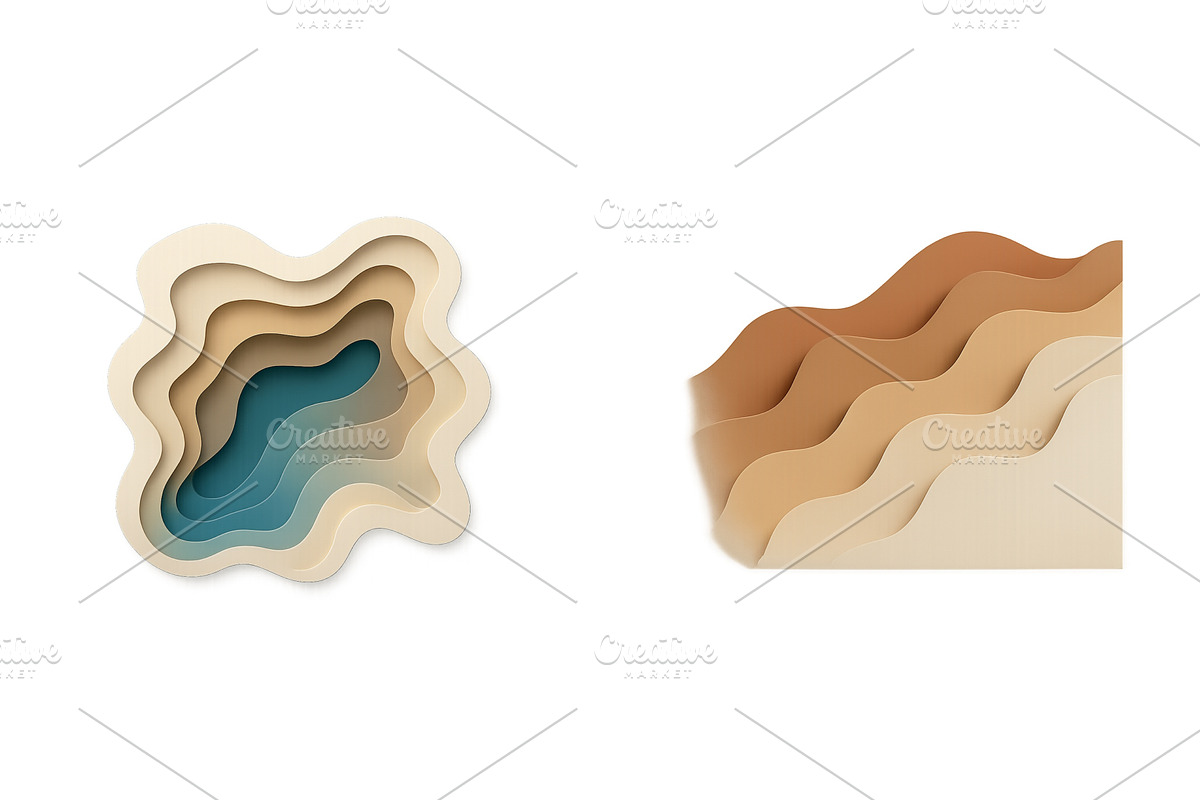 Creative layered design featuring, an Object Illustration by ZinetroN