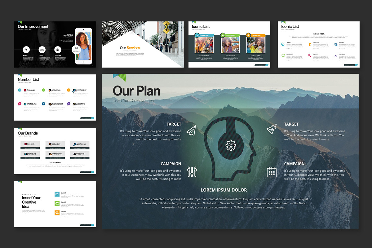 KooK Powerpoint Presentation, a Presentation Template by Stock Shape (Photo 7 of 10)