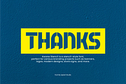 Awone Stencil Font, a Sans Serif Font by Iqsiart Studio (Thumbnail 7 of 7)