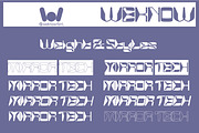 MirrorTech font, a Font by weknow (Thumbnail 7 of 8)