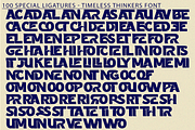 Timeless Thinkers Font, a Sans Serif Font by 177Studio (Thumbnail 8 of 8)
