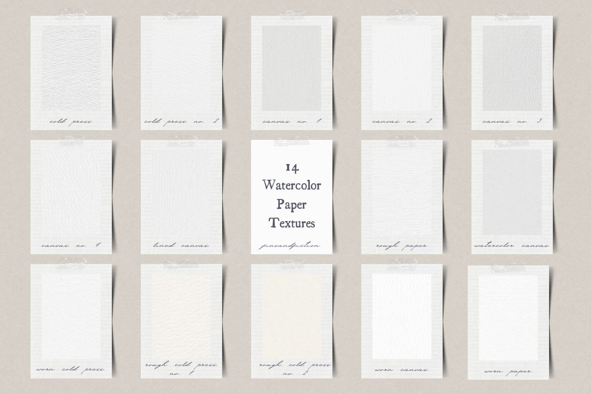 Watercolor Paper Textures | JPG, a Texture Graphic by Fins and Fiction (Photo 2 of 6)