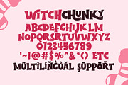 Witch Chunky All Caps Fun Thick Font, a Serif Font by Airotype (Thumbnail 9 of 11)