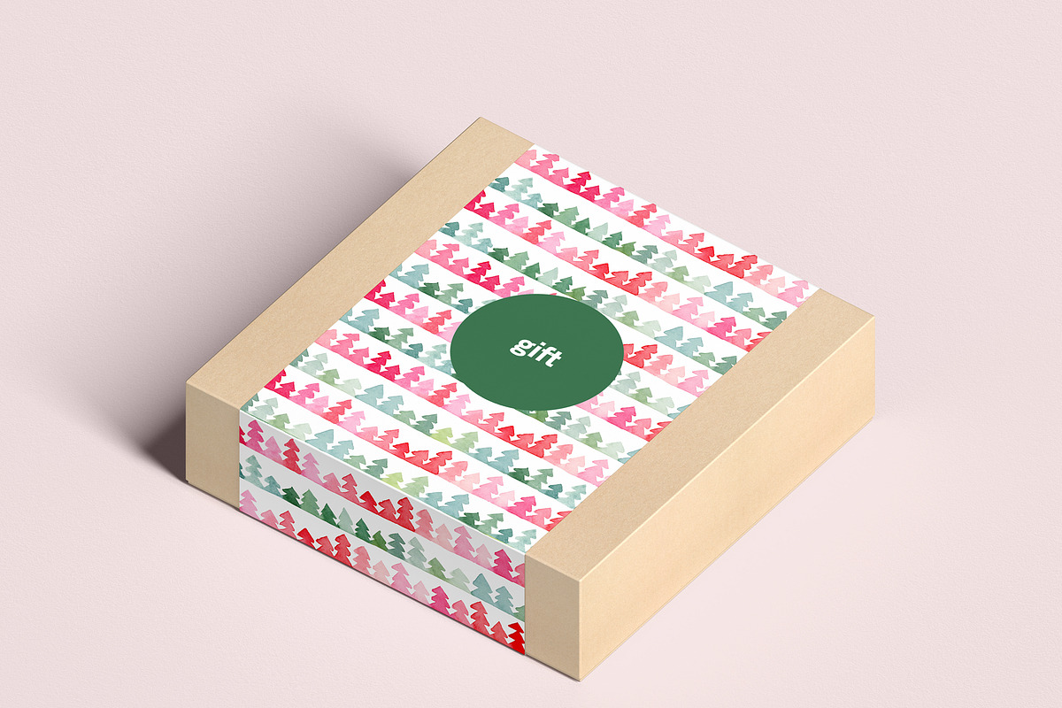 Cheerful Christmas Backgrounds, a Pattern Graphic by swiejko (Photo 6 of 10)