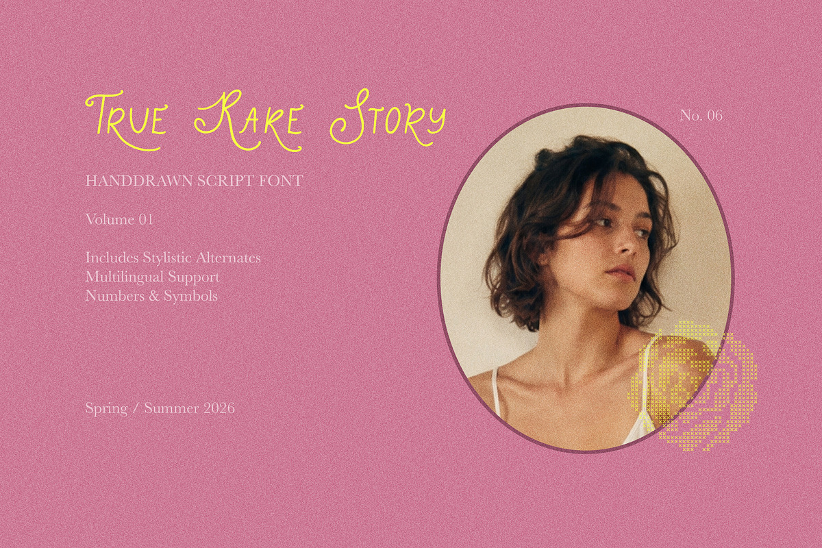 True Rare Story Font, a Handwritten Font by AnnArt (Photo 9 of 10)