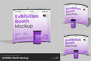 Exhibition Booth Mockup, an Advertising Mockup by Permadi Creative (Thumbnail 1 of 5)