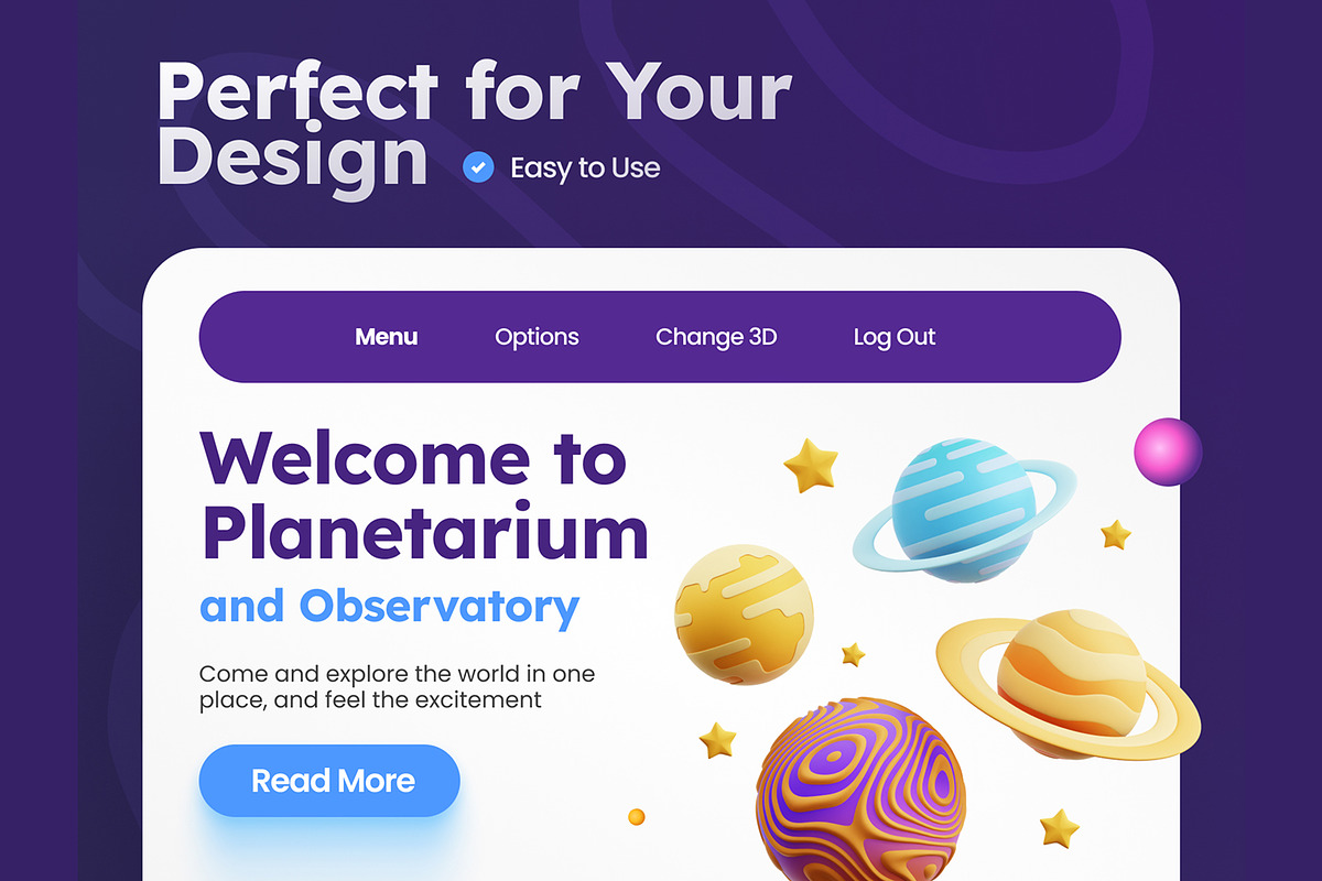 Space 3D Icons, an Object 3D Model by Rakata Studio (Photo 4 of 7)