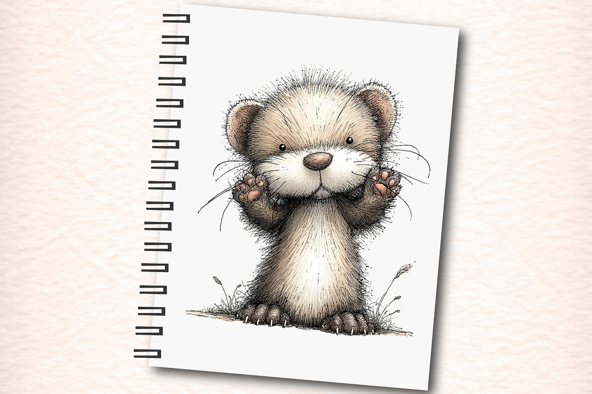 Cute Woodland Animals Clipart, an Illustration by Digital Artistic99 (Photo 6 of 11)