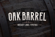Oak Barrel - Whiskey Label Font, a Slab Serif Font by Medialoot (Thumbnail 1 of 2)