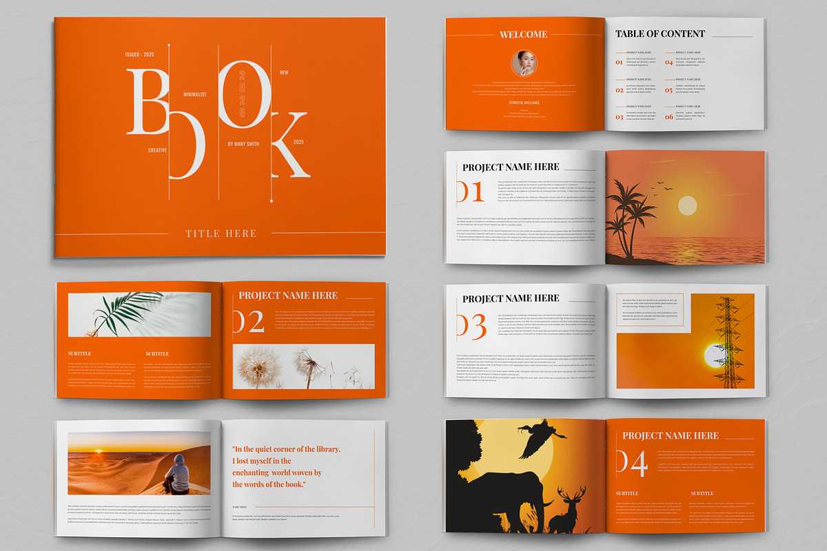 Book Design Landscape, a Magazine Template by ContestDesign (Photo 1 of 2)