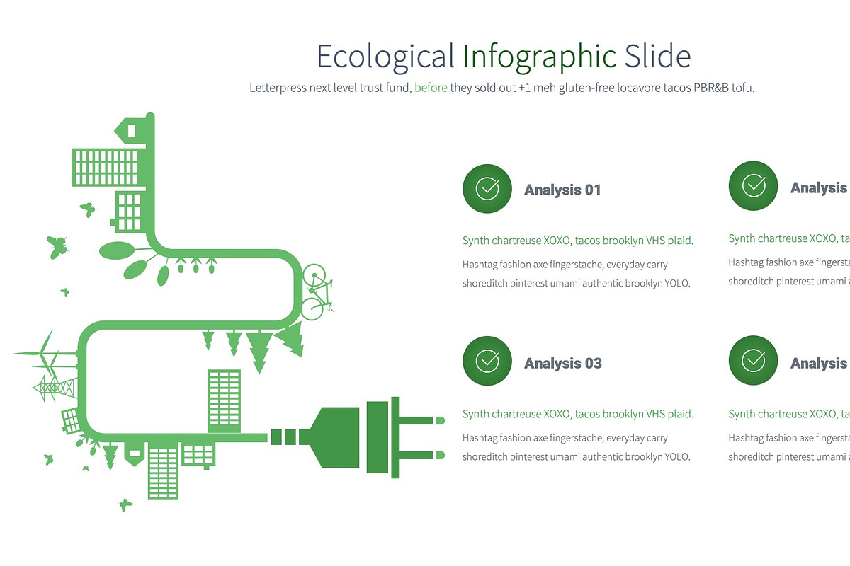 Ecological PowerPoint Infographics, a Presentation Template by Pulsecolor
