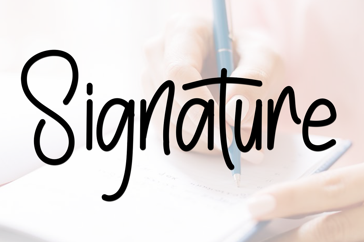 Vanilla, a Handwritten Font by InermediaSTUDIO (Photo 3 of 6)