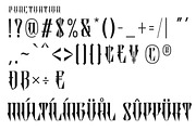 Mathuska – Experimental Gothic Font, a Blackletter Font by decographstud (Thumbnail 7 of 7)