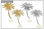 Botanical Metallic Plants & Flowers, an Object Graphic by kristiangallagher (Thumbnail 2 of 5)