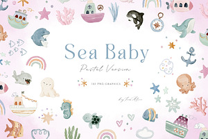 Sea Baby Pastel