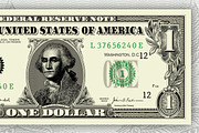 One Dollar | PSD Template, an Illustration by Snap Vectors (Thumbnail 2 of 4)