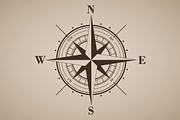 Vector compass rose (windrose) - 3, an Object Graphic by MSA-Graphics (Thumbnail 1 of 3)