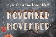 Autumn Spice Display San Serif Font, a Serif Font by On the Mark Designs (Thumbnail 3 of 7)