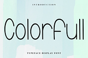 Colorfull, a Sans Serif Font by InermediaSTUDIO (Thumbnail 1 of 8)