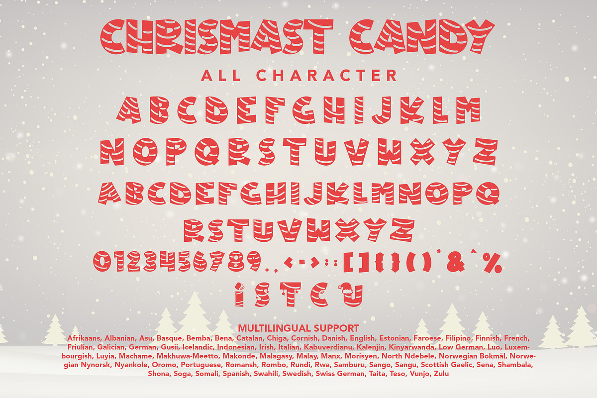 Christmas Candy, a Handwritten Font by HATFSTUDIO (Photo 8 of 8)