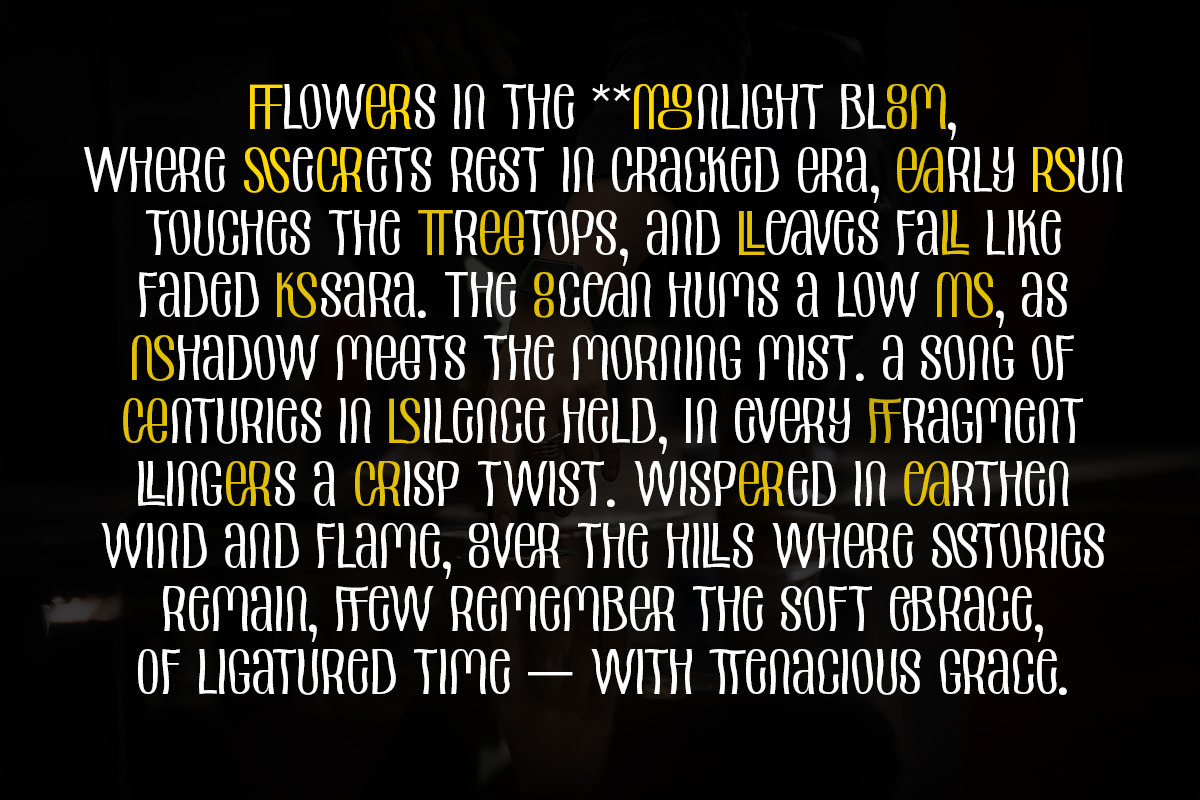Echolette Breeze - Playful Condensed, a Sans Serif Font by Afkari Studio (Photo 7 of 9)