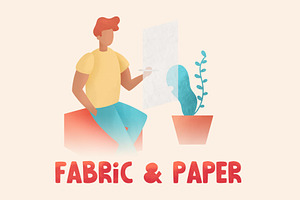 Fabric & Paper Procreate Brushes