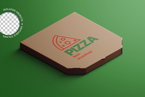 Pizza Box Mockup & Scene Creator