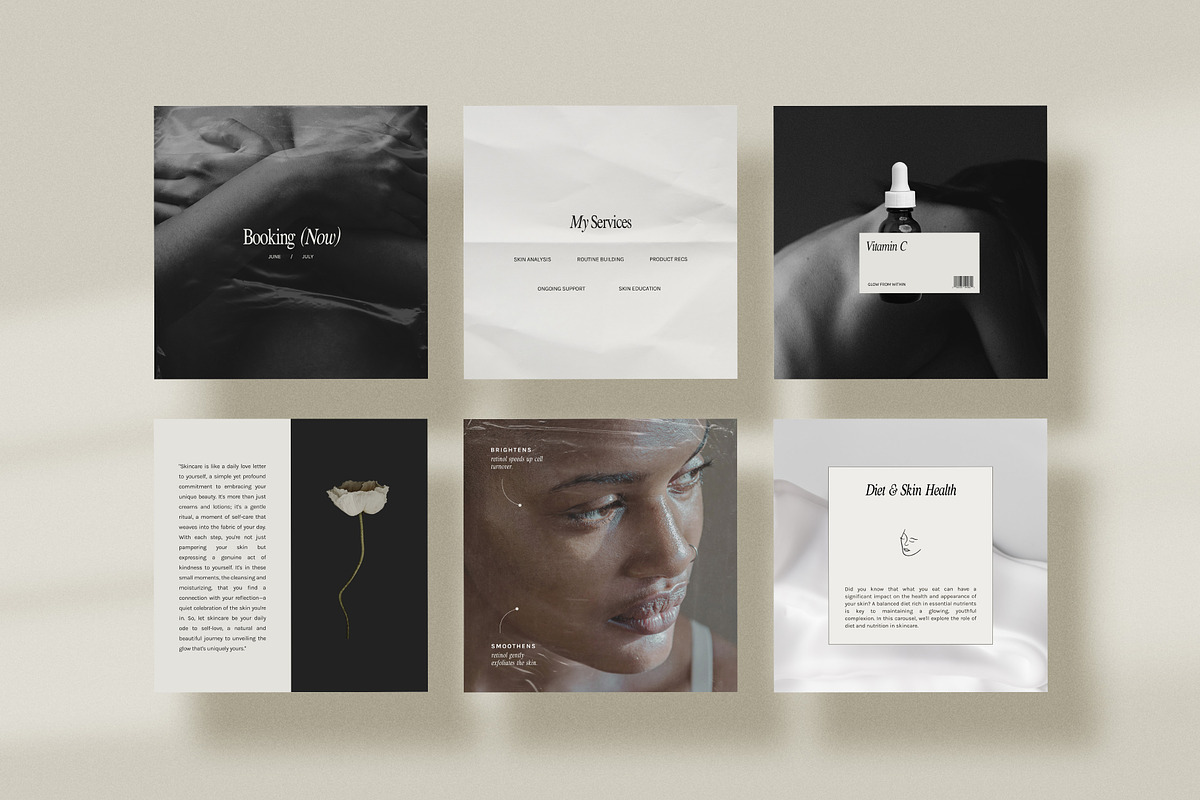 Skincare Coach Templates - Canva, a Social Media Template by Willoe Studio (Photo 6 of 11)