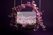 15Floral Swing Themed Baby Backdrops, a Layer Style Add-On by NSTUDIO (Thumbnail 4 of 9)