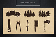 WoodBurn. Handcrafted Font, a Sans Serif Font by Cosmic Store (Thumbnail 6 of 6)