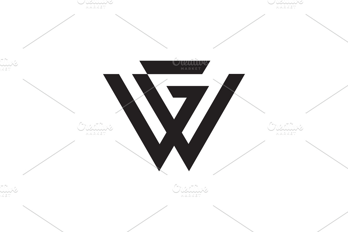 WG GW Logo, a Branding & Logo Template by Creative_Graphic
