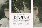Jemina - Modern Branding Family, a Serif Font by creativemedialab (Thumbnail 1 of 15)