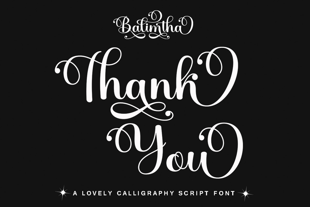 Balimtha, a Script Font by TM Type (Photo 9 of 9)