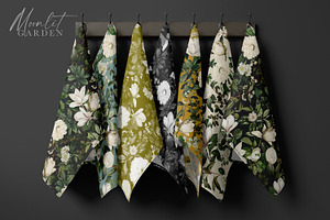 Moonlit Garden Floral Patterns