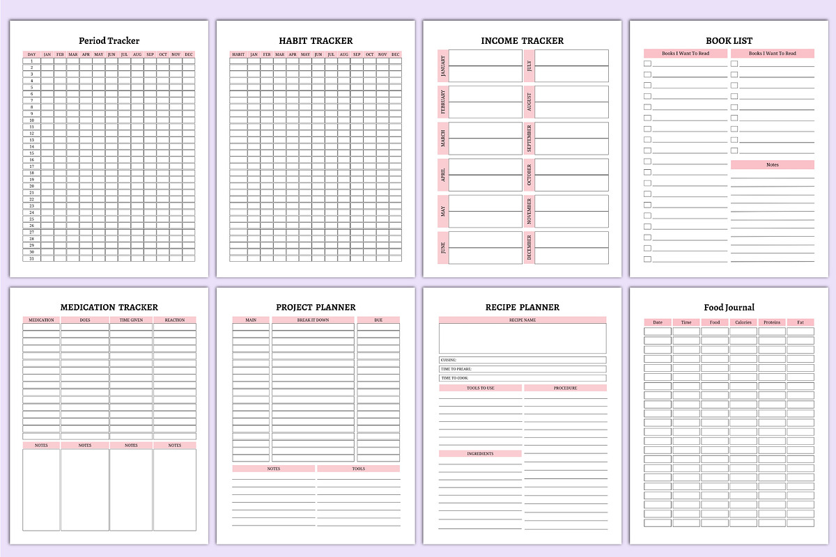 2025 Life Planner For Canva, a Stationery Template by Shumaya (Photo 4 of 6)