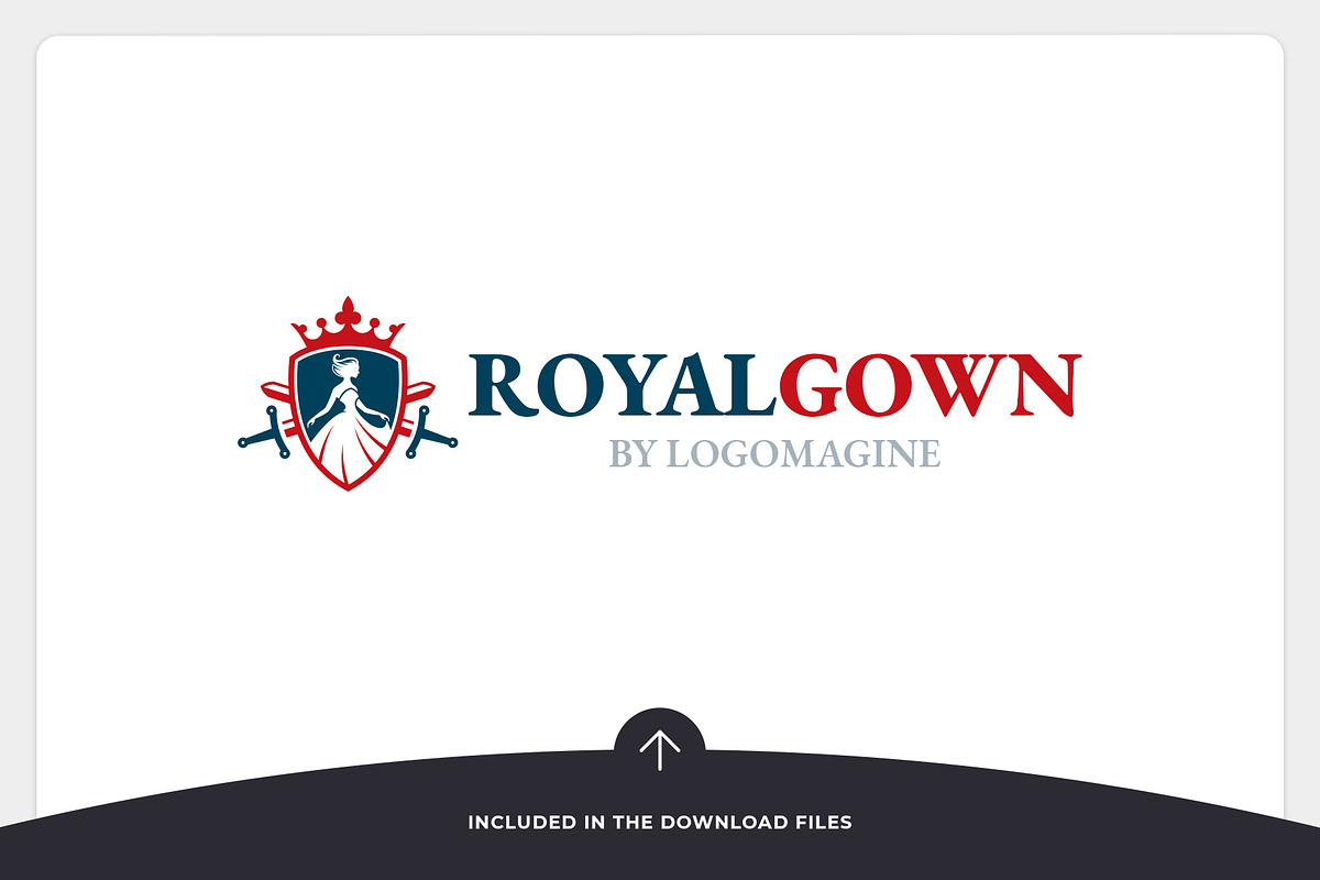 Royal Gown Logo Template, a Branding & Logo Template by LOGOMAGINE (Photo 14 of 16)
