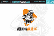Welding Warrior Logo, a Branding & Logo Template by pixelogan (Thumbnail 1 of 3)