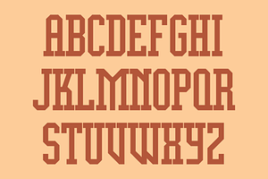 Display University Font