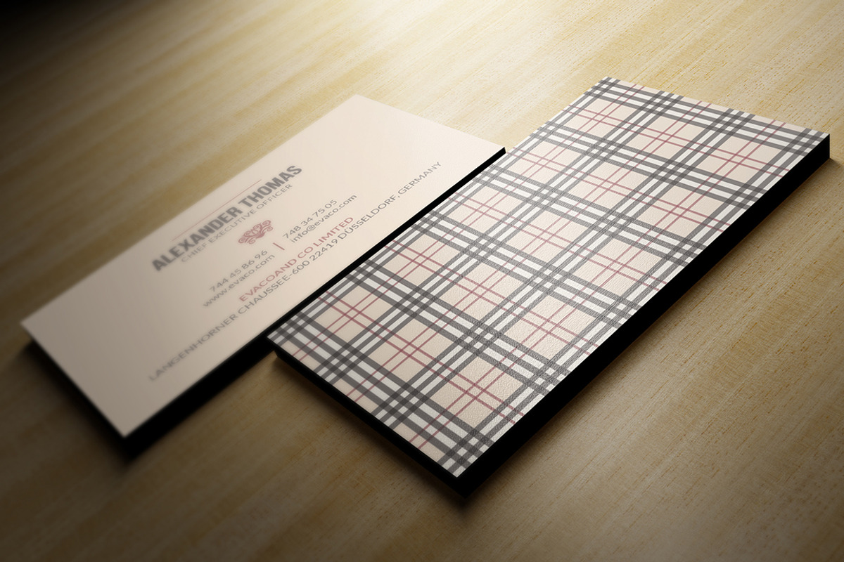 Burberry Business Card, a Business Card Template by Marvel (Photo 5 of 6)