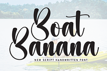 Boat Banana | Script Font