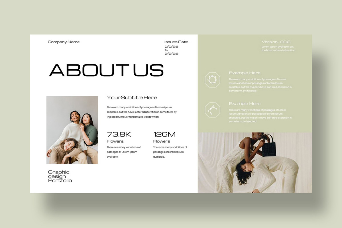 Maya Portfolio Presentation Template, a Presentation Template by UpSolution (Photo 6 of 7)