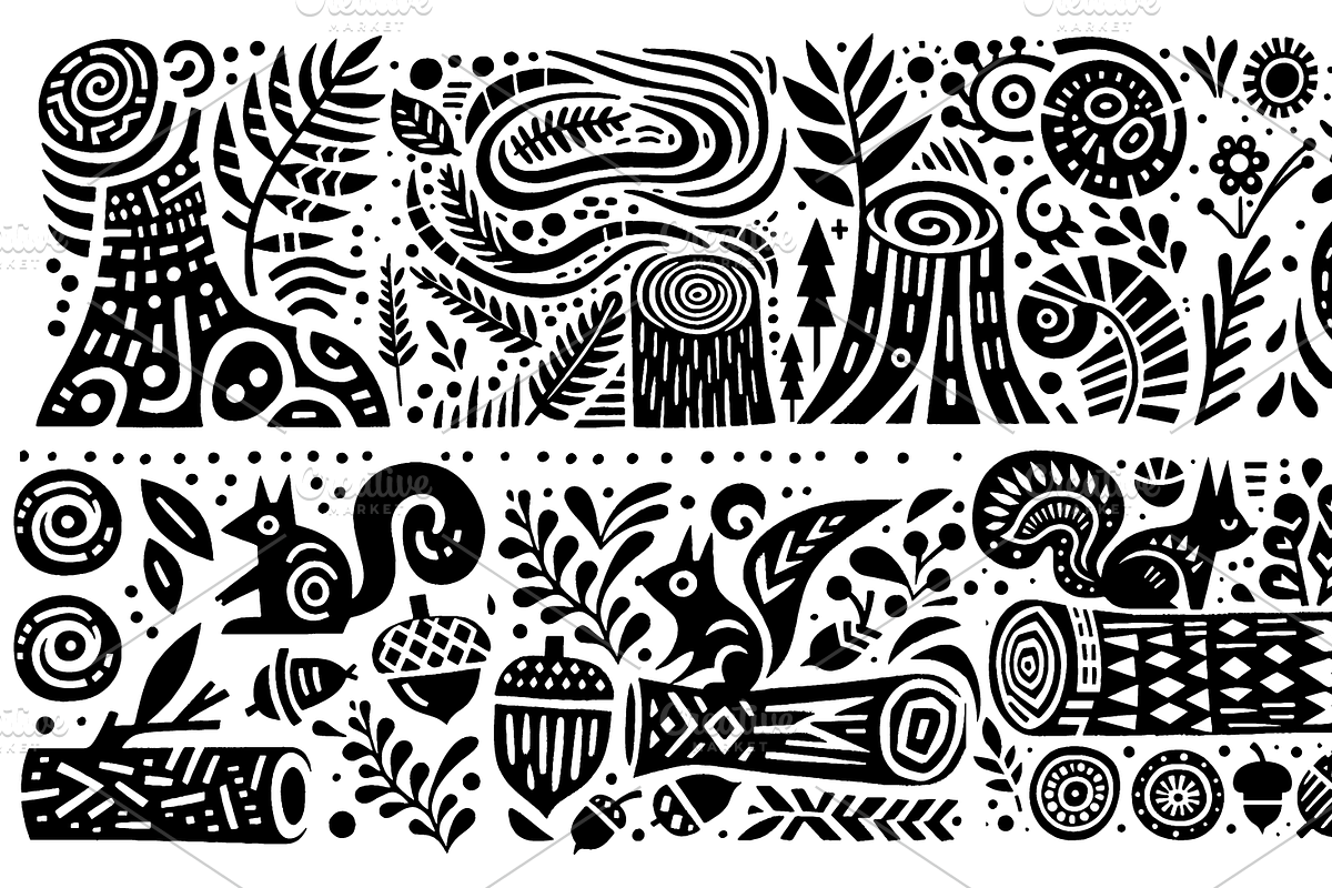 Vintage Gardening Folk Art, a Decorative Illustration by devastd (Photo 11 of 28)