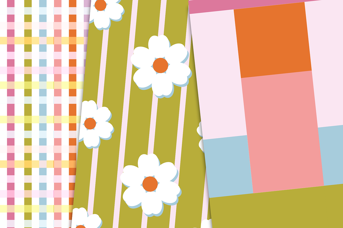 Bold Bloom – 10 Digital Papers, a Pattern Graphic by crea.tivity (Photo 3 of 5)