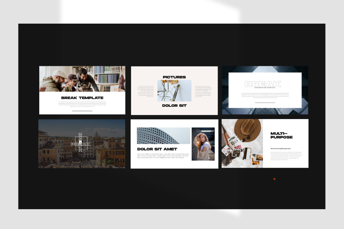 Break - Powerpoint, a Presentation Template by Dirtytemp Studio
