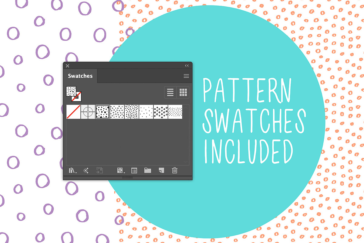 Speckle Dot Brush Abstract Patterns, a Pattern Graphic by Wildflower June (Photo 5 of 8)