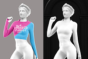 4 Mockups of T-shirt | Antique #2, a Shirt Mockup by Sergey Serebrennikov (Thumbnail 9 of 9)