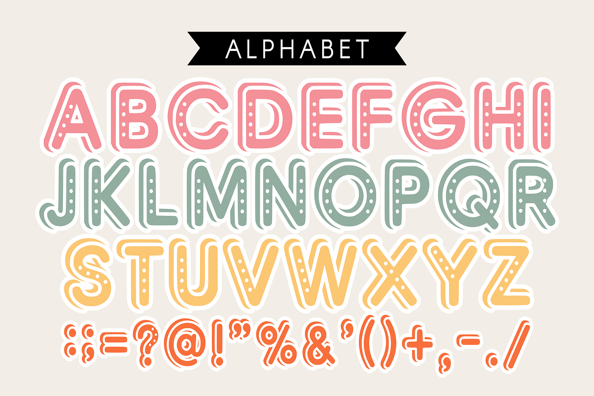 Kids Birthday - Birthday Font Types, a Font by KiddoGlyphs Studio (Photo 3 of 5)