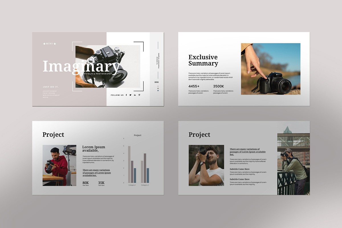 Imaginary Presentation Template, a Presentation Template by evgenystudio