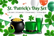 St. Patricks Day Vector Set, an Object Graphic by Nadiia Hanina (Thumbnail 1 of 3)
