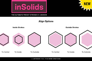 InSolids - Preset Strokes 4 InDesign